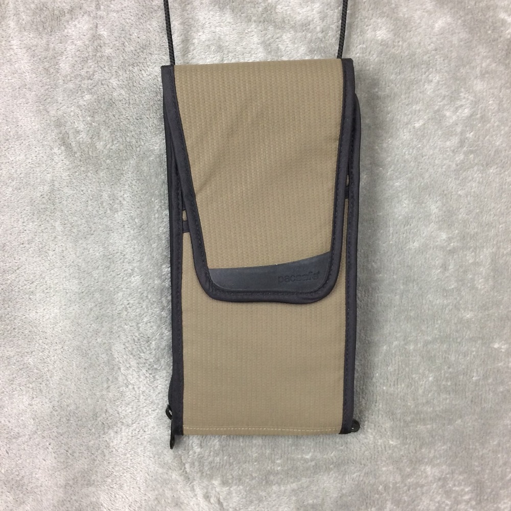 Pacsafe Pouchsafe 200 Travel Wallet Passport Holder Anti-Theft Organizer RFID